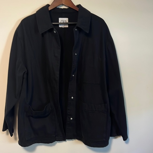 Zara black utility jacket - Picture 1 of 5